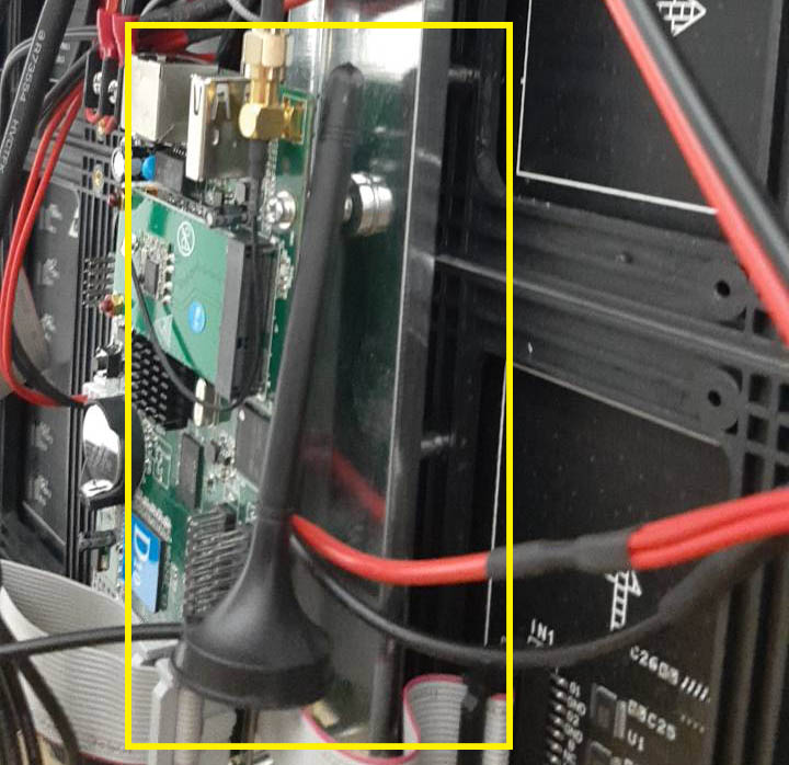 WIFI連接可安裝於顯示屏背後