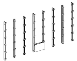 第一個模塊安裝示意圖